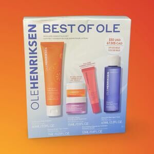 Ole Henriksen Best of Ole Skin Care Set Cleanser Moisturizer Eye Lip Toner